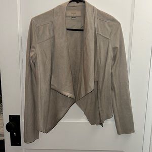 BLANKNYC Suede Drape Jacket